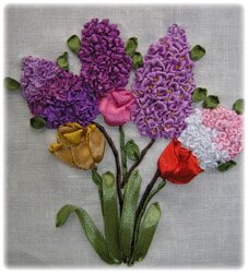 вышивка лентами